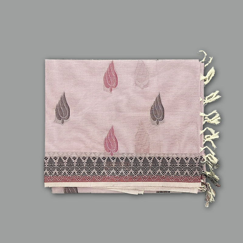 Hayagrivas Lilac Pure Cotton Saree KBE1897L1-42