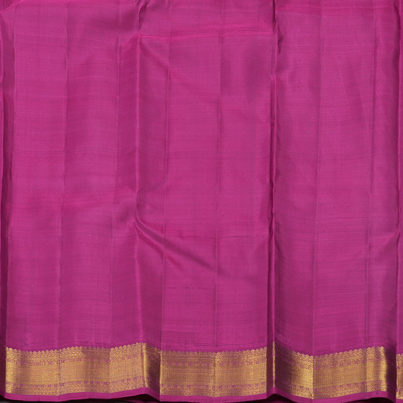 Hayagrivas Handloom Pure Kanjivaram Silk Saree in Vibrant Mustard KBE18D1-1