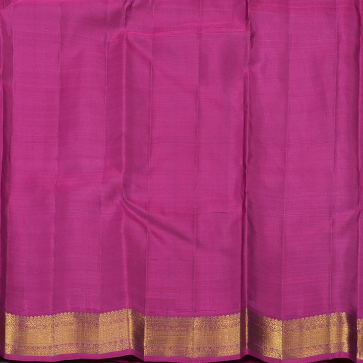 Hayagrivas Handloom Pure Kanjivaram Silk Saree in Vibrant Mustard KBE18D1-1