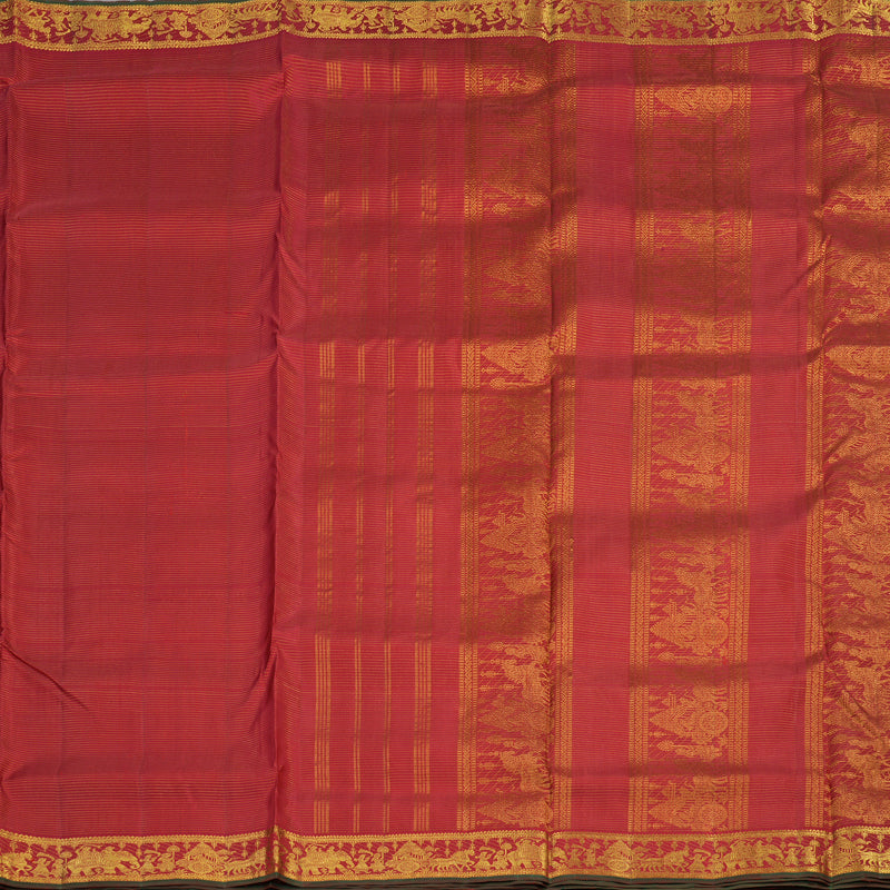 Hayagrivas Handloom Maroon Ten Yards Silk Madisar KBE1902L2-1