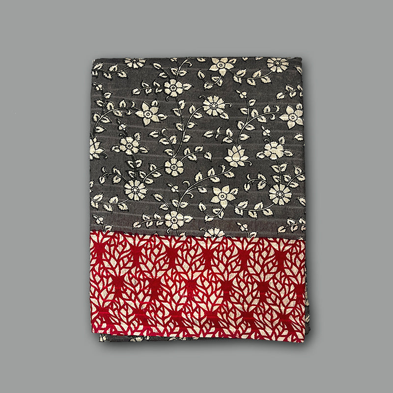 Hayagrivas Grey Fancy Cotton Saree KBE1905L1-16