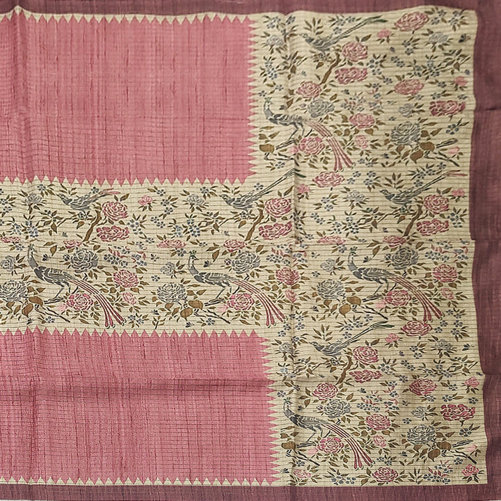 Hayagrivas Sandal Fancy Cotton Saree KBE1908L2-11