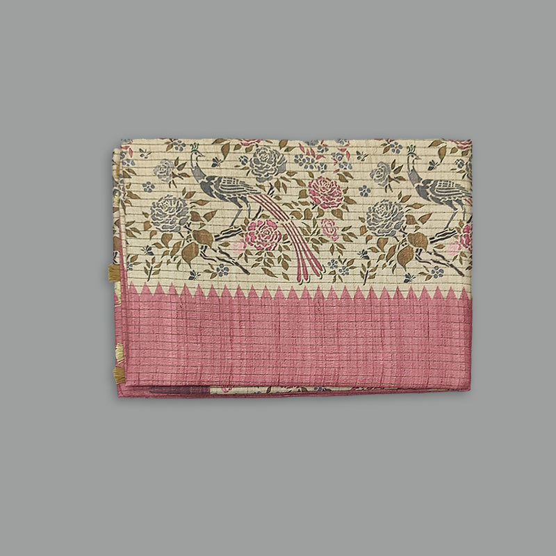 Hayagrivas Sandal Fancy Cotton Saree KBE1908L2-11