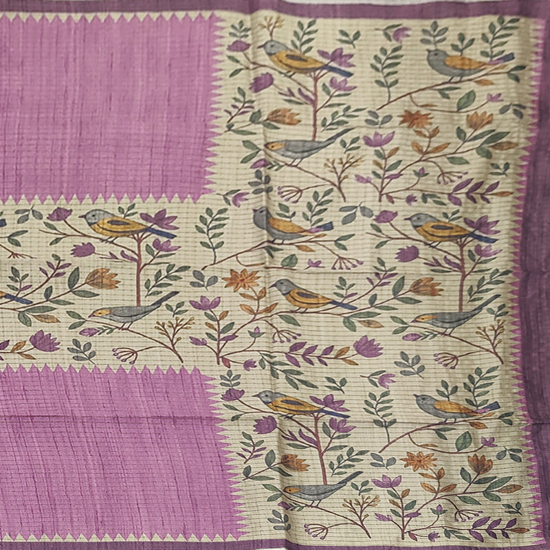 Hayagrivas Sandal Fancy Cotton Saree KBE1908L2-22