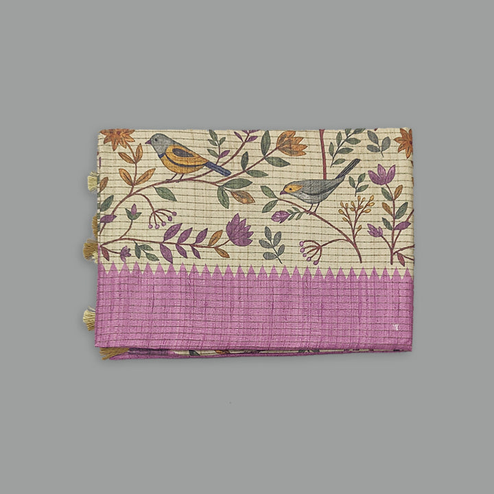 Hayagrivas Sandal Fancy Cotton Saree KBE1908L2-22
