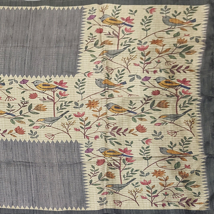 Hayagrivas Sandal Fancy Cotton Saree KBE1908L2-23