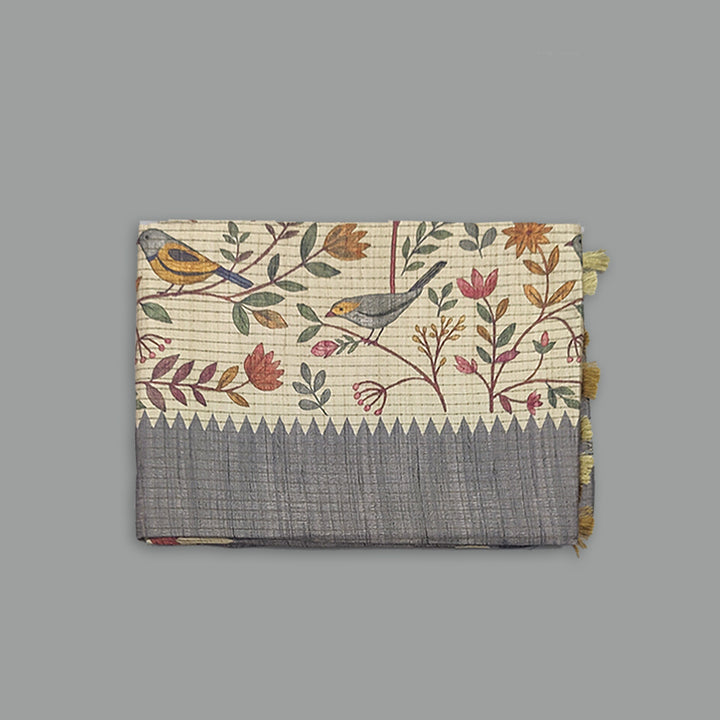 Hayagrivas Sandal Fancy Cotton Saree KBE1908L2-23