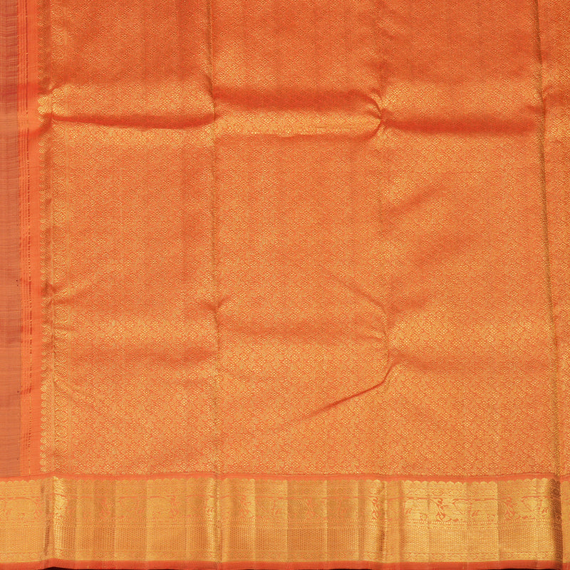 Hayagrivas Handloom Pure Kanjivaram Silk Saree in Enchanting Plum Purple KBE190D1-1