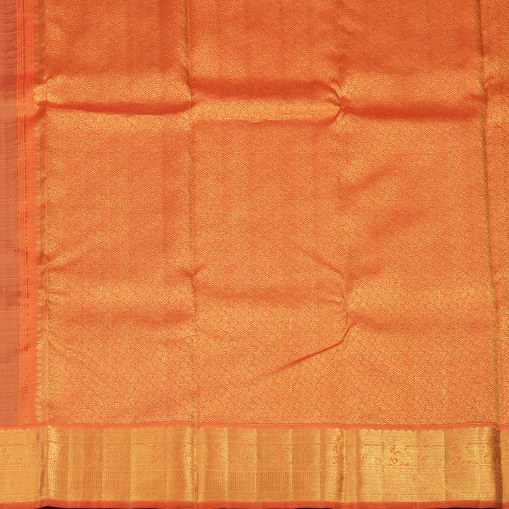 Hayagrivas Handloom Pure Kanjivaram Silk Saree in Enchanting Plum Purple KBE190D1-1