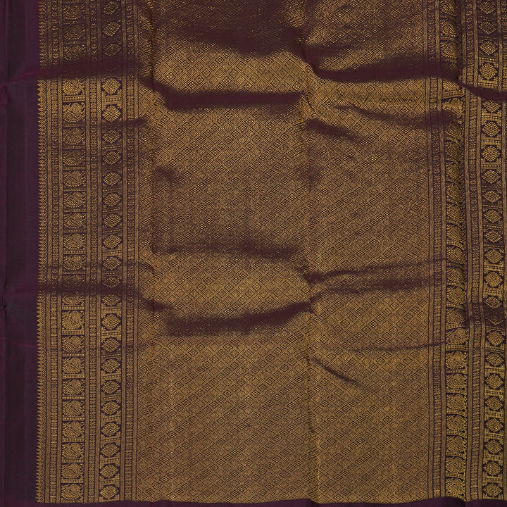 Hayagrivas Handloom Multicolour Checks Kanjivaram Silk Saree with Nagapazham Border KBE1910L6-1