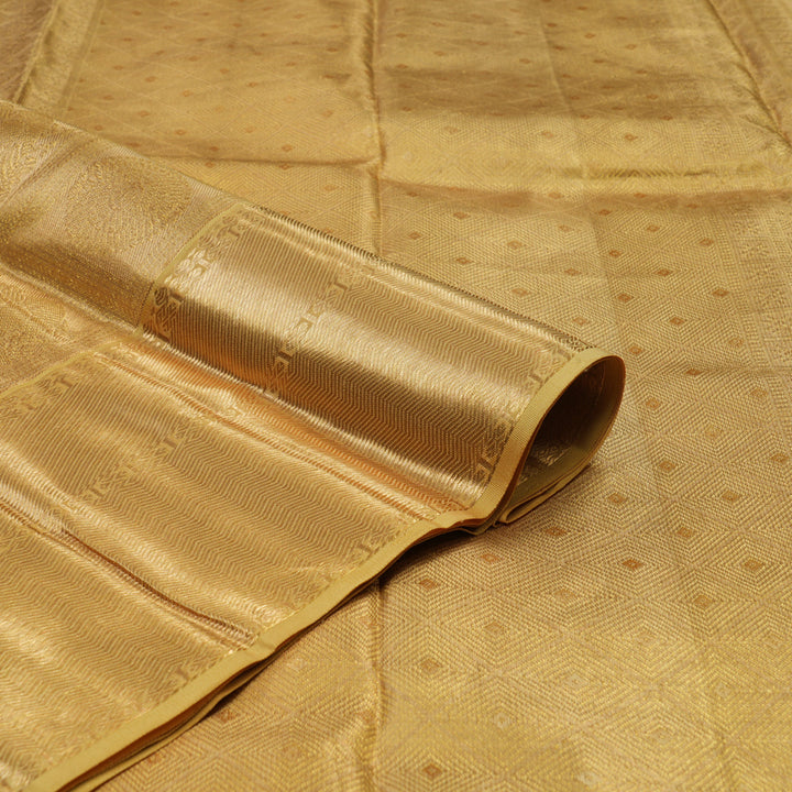 Hayagrivas Handloom Gold Kanjivaram Silk Saree KBE1911L13-1
