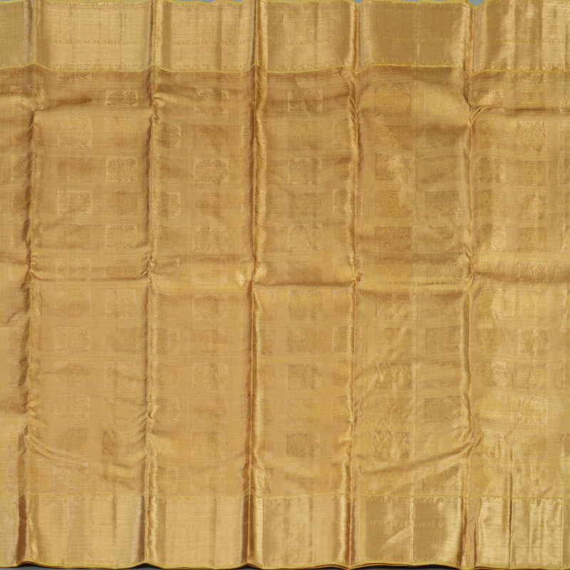 Hayagrivas Handloom Gold Kanjivaram Silk Saree KBE1911L13-1