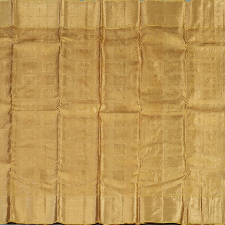 Hayagrivas Handloom Gold Kanjivaram Silk Saree KBE1911L13-1