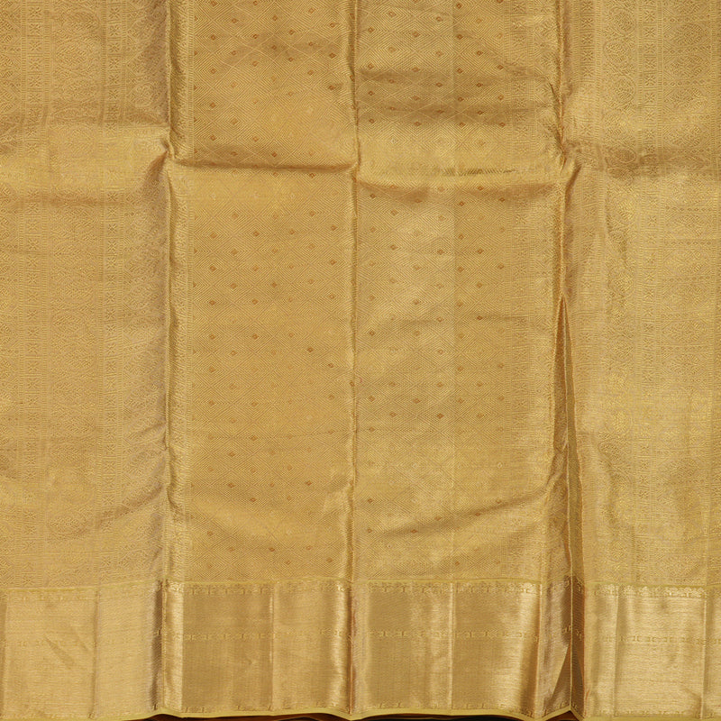 Hayagrivas Handloom Gold Kanjivaram Silk Saree KBE1911L13-1