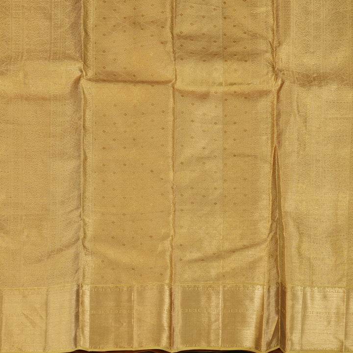 Hayagrivas Handloom Gold Kanjivaram Silk Saree KBE1911L13-1
