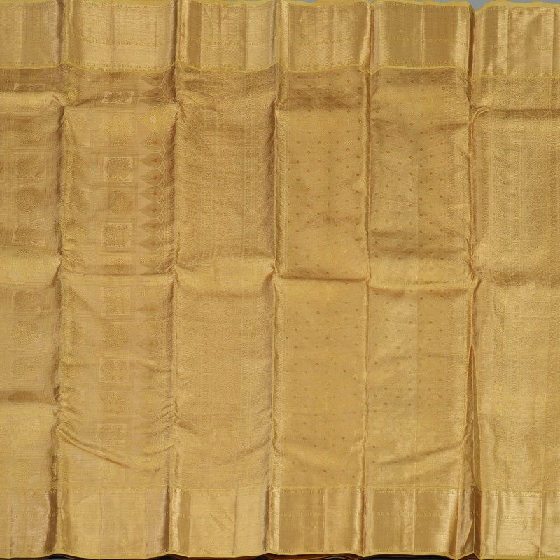 Hayagrivas Handloom Gold Kanjivaram Silk Saree KBE1911L13-1