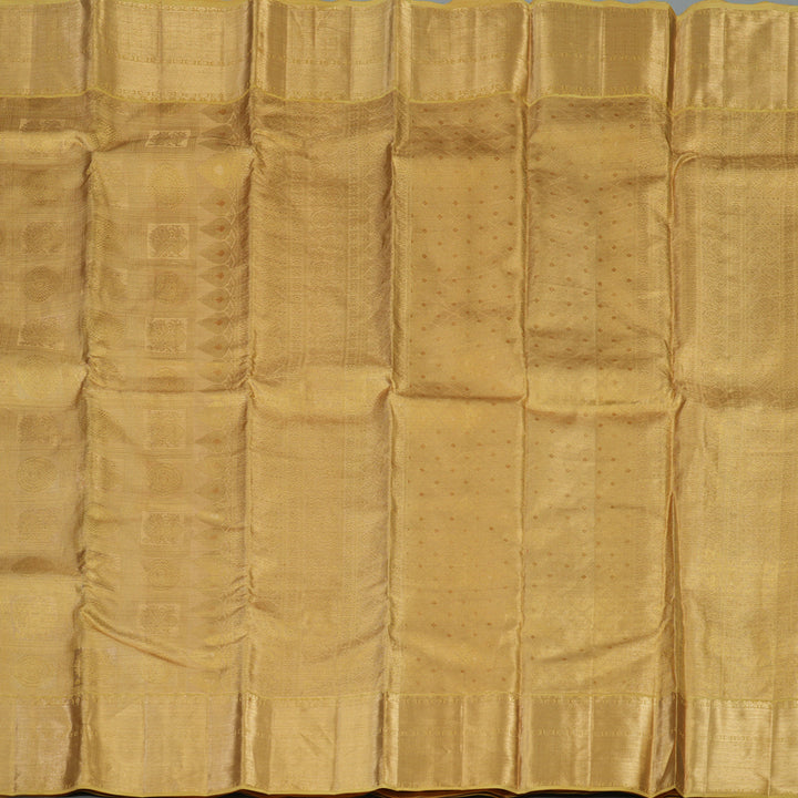 Hayagrivas Handloom Gold Kanjivaram Silk Saree KBE1911L13-1