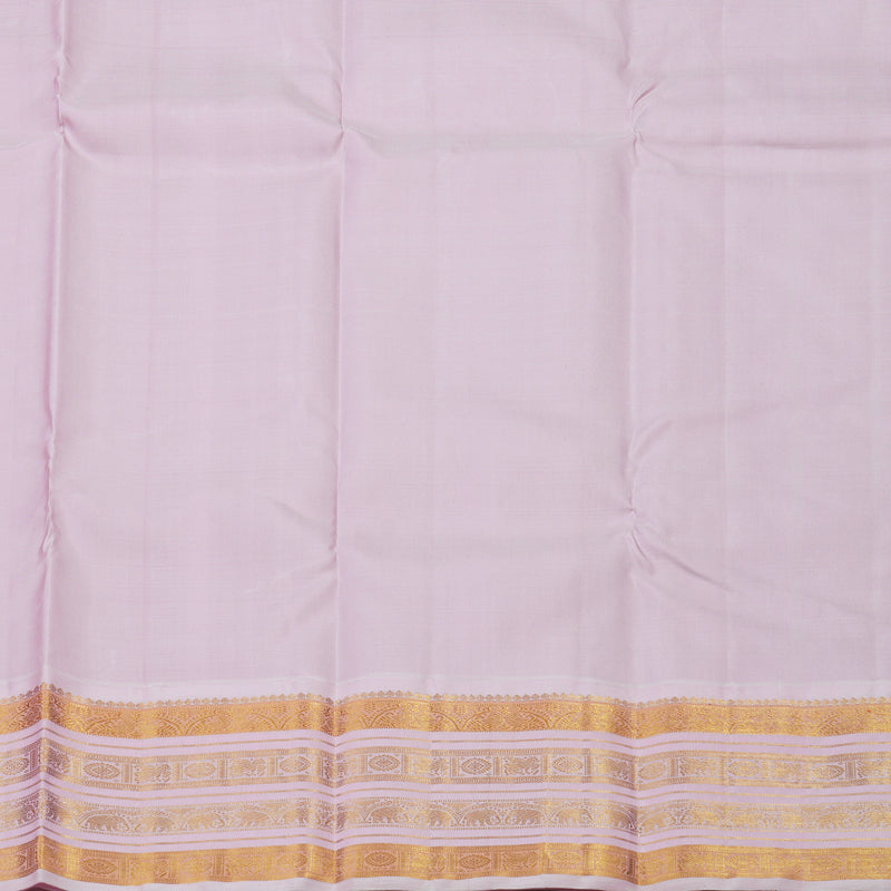 Hayagrivas Handloom Pink Kanjivaram Silk Saree with Baby Pink Border KBE1911L7-2