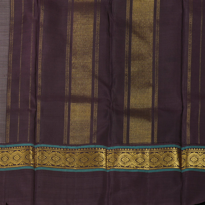 Hayagrivas Handloom Pastel Peach Kanjivaram Silk Saree KBE1911L9-3