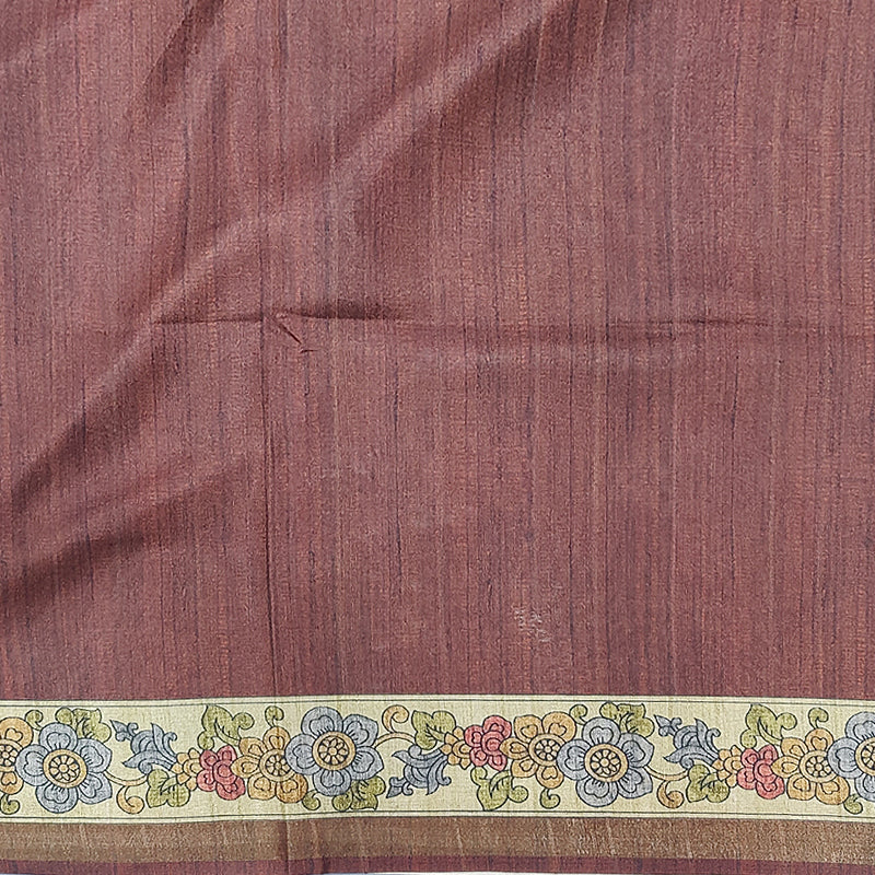 Hayagrivas Brown Fancy Cotton Saree KBE1917L1-55