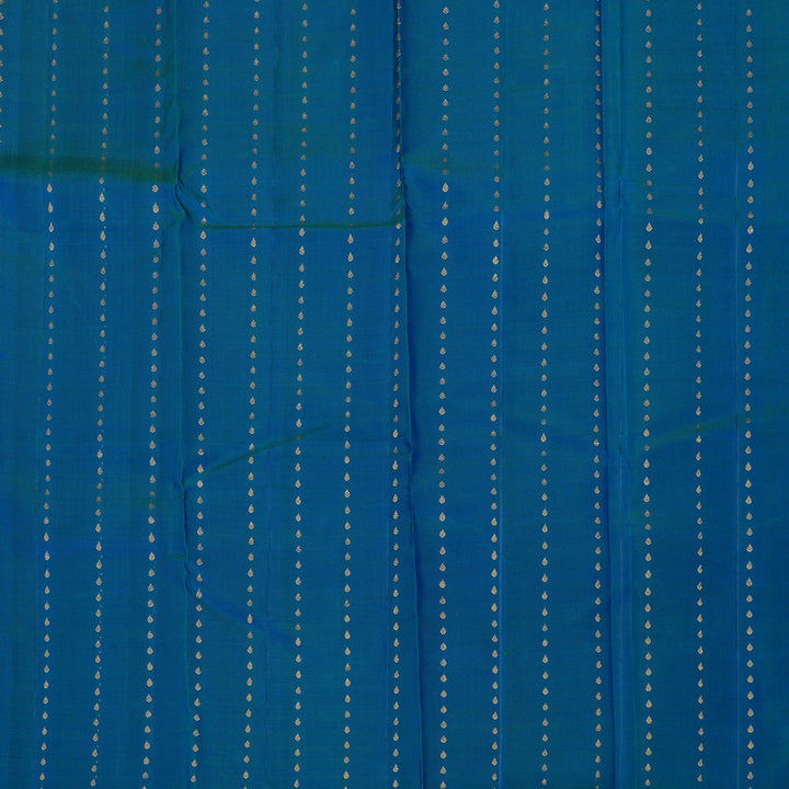 Hayagrivas Handloom Bright Orange Kanjivaram Silk Saree KBE1924L1-3