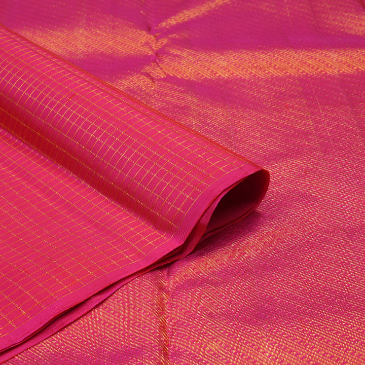 Hayagrivas Handloom Pink Kanjivaram Silk Saree KBE1929L1-2