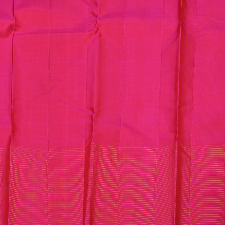 Hayagrivas Handloom Pink Kanjivaram Silk Saree KBE1929L1-2