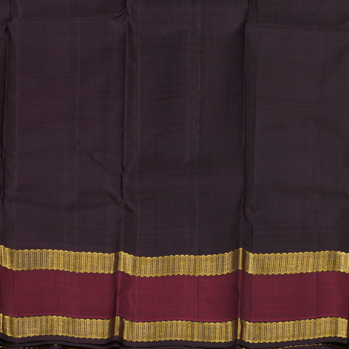 Hayagrivas Handloom Yellow Kanjivaram Silk Saree KBE1932L9-1