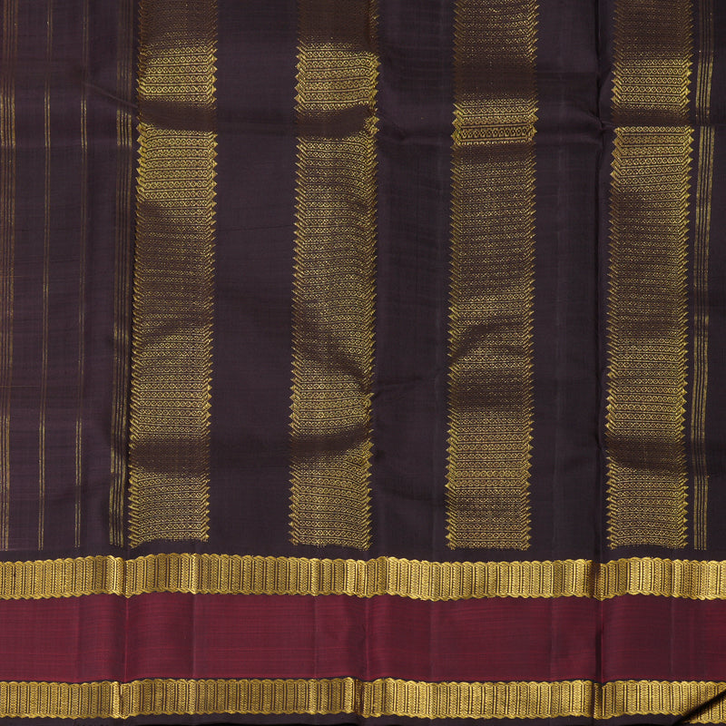 Hayagrivas Handloom Yellow Kanjivaram Silk Saree KBE1932L9-1