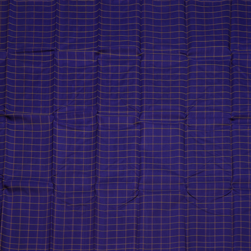 Hayagrivas Handloom Dark Blue Kanjivaram Silk Saree KBE1945L1-4