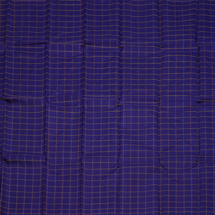 Hayagrivas Handloom Dark Blue Kanjivaram Silk Saree KBE1945L1-4
