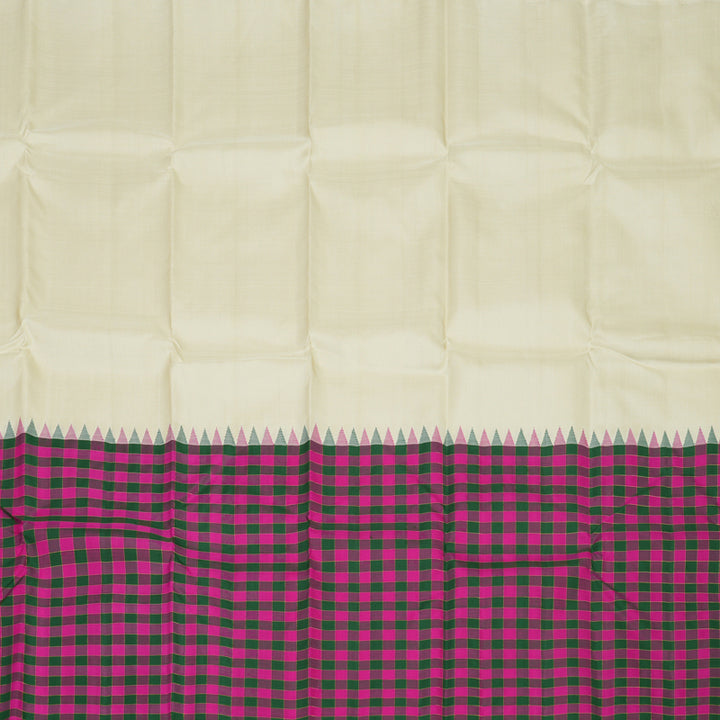 Hayagrivas Handloom Sandal Kanjivaram Silk Saree KBE1946L6-2