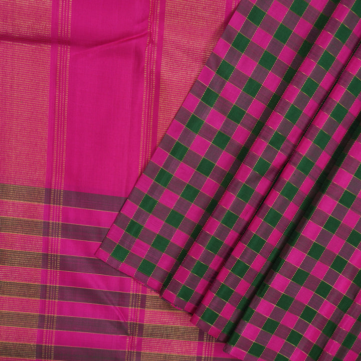 Hayagrivas Handloom Sandal Kanjivaram Silk Saree KBE1946L6-2