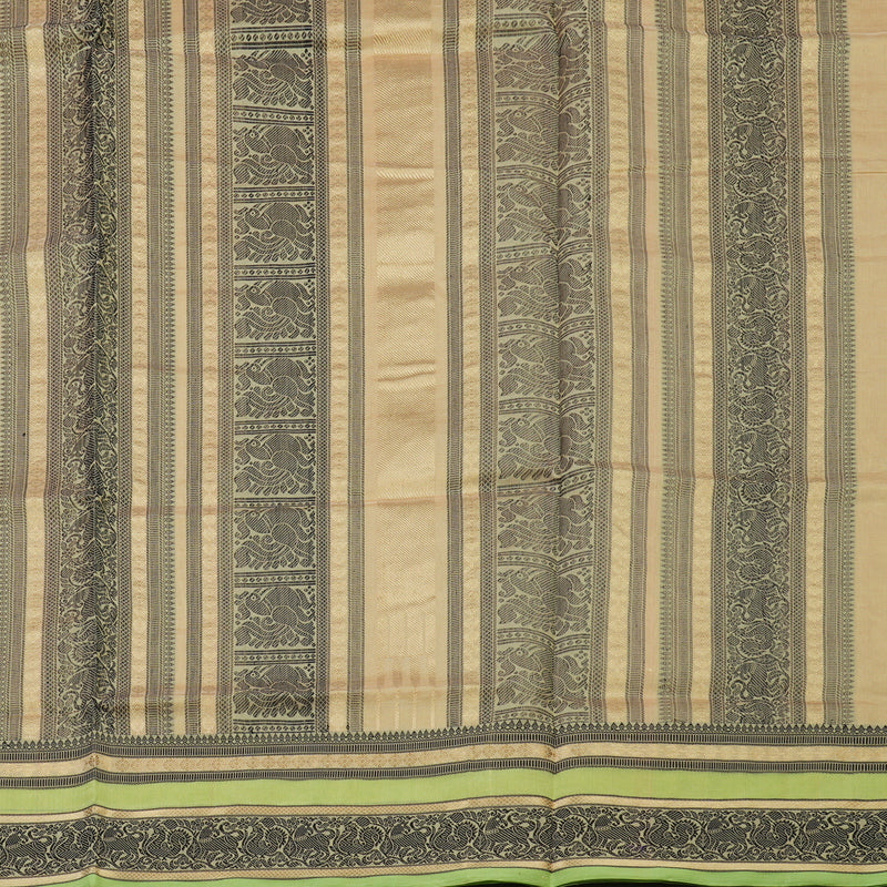 Hayagrivas Sandal Pure Kanchi Silk Cotton Saree KBE1955L4-5