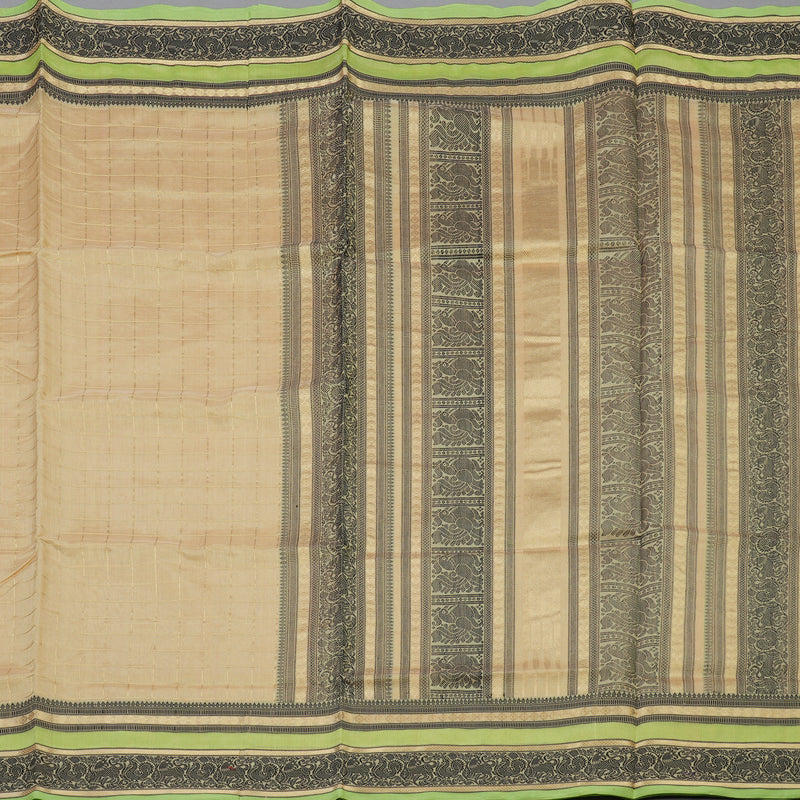Hayagrivas Sandal Pure Kanchi Silk Cotton Saree KBE1955L4-5