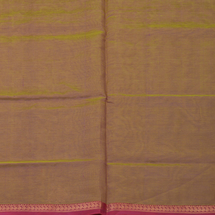 Hayagrivas Dual Tone (Olive Green & Pink) Pure Kanchi Silk Cotton Saree KBE1955L5-1