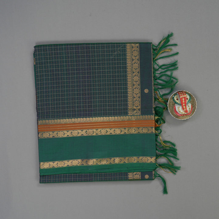 Hayagrivas Mayilkazhuthu Pure Kanchi Silk Cotton Saree KBE1955L8-2