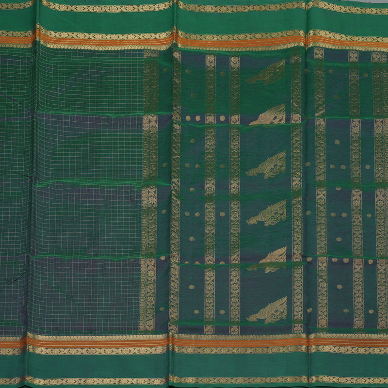 Hayagrivas Mayilkazhuthu Pure Kanchi Silk Cotton Saree KBE1955L8-2