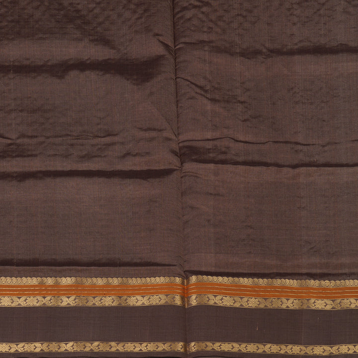 Hayagrivas Copper Brown Pure Kanchi Silk Cotton Saree KBE1955L8-4