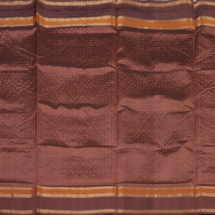 Hayagrivas Rose Gold Pure Kanchi Silk Cotton Saree KBE1955L8-9