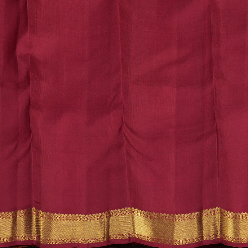 Hayagrivas Handloom Multi Color Checks Kanjivaram Silk Saree KBE195D1-1