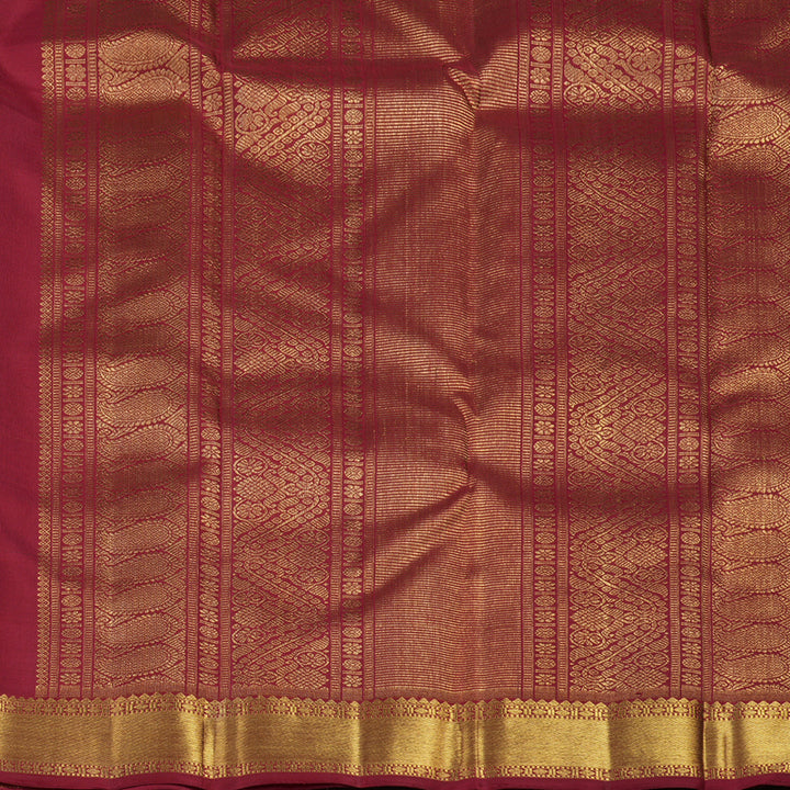 Hayagrivas Handloom Multi Color Checks Kanjivaram Silk Saree KBE195D1-1