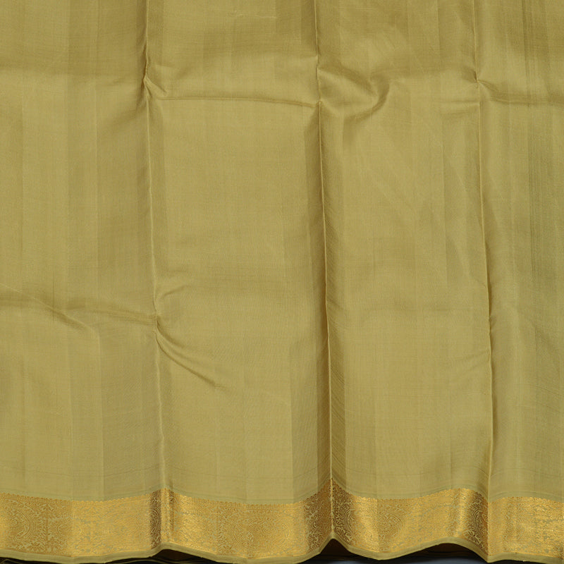 Hayagrivas Handloom Emerald Green Kanjivaram Silk Saree with Pista Green Border KBE1960L3-2