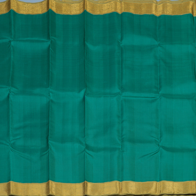 Hayagrivas Handloom Emerald Green Kanjivaram Silk Saree with Pista Green Border KBE1960L3-2