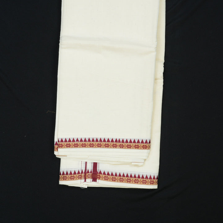 Hayagrivas 10*6 Pure Cotton Dhothi KBE1971L1-1