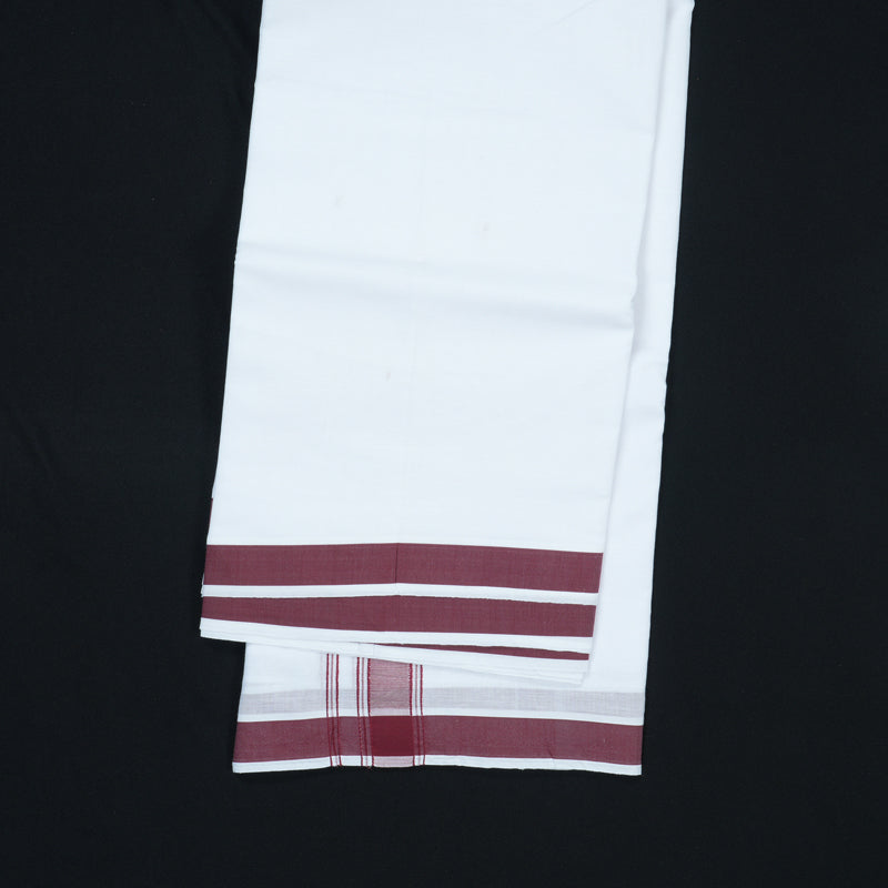 Hayagrivas Handloom 9*5 Cotton Dhothi KBE1972L3-1 1KUN