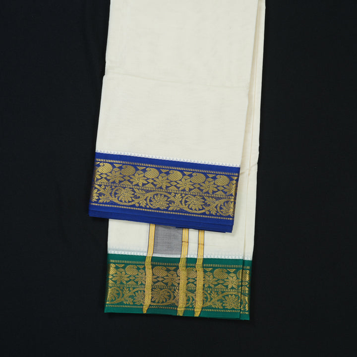 Hayagrivas Handloom 9*5 Pure Cotton Dhotis KBE1973L4-1 4FAN