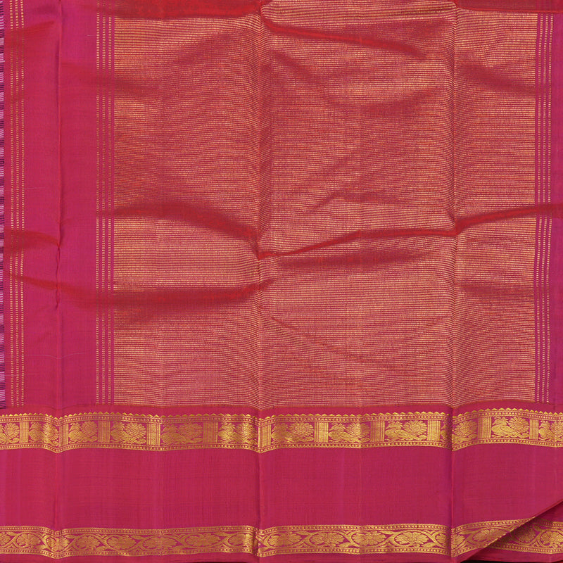 Hayagrivas Handloom Black & White Checks Kanjivaram Silk Saree KBE1990L6-2