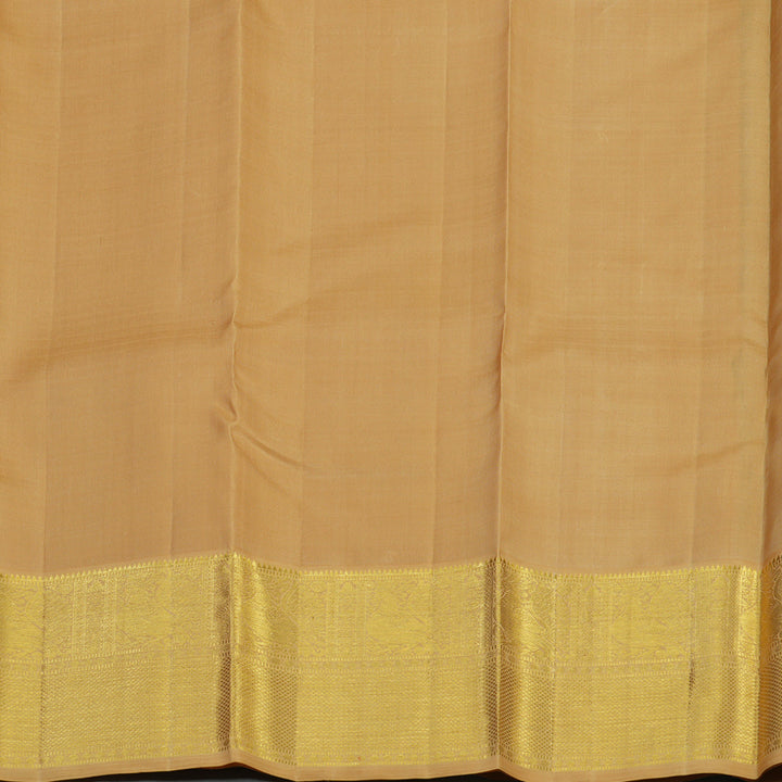 Hayagrivas Handloom Purple Kanjivaram Silk Saree with Sandal Border KBE1990L7-1