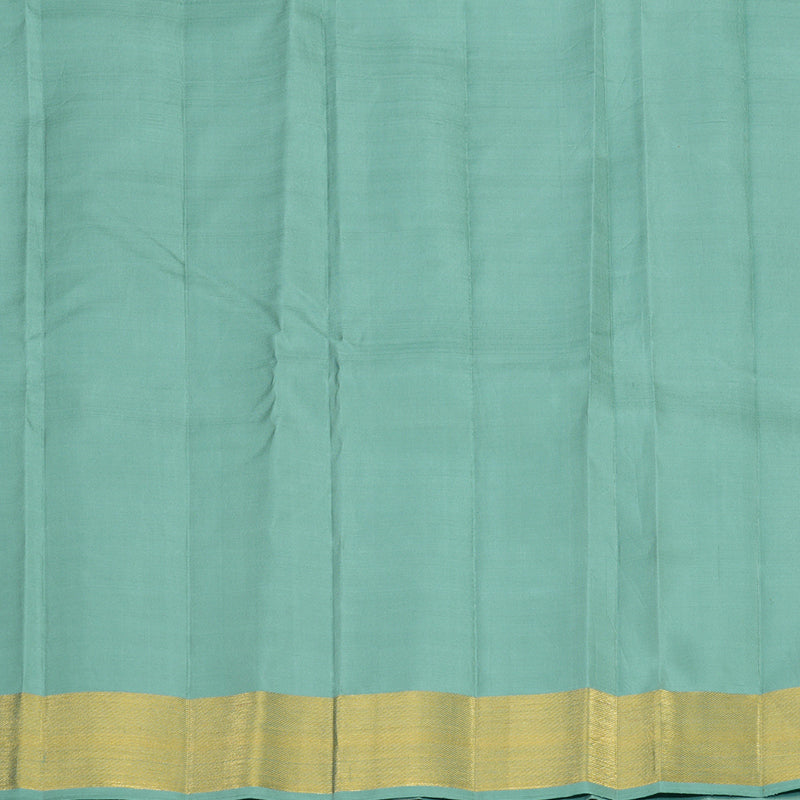 Hayagrivas Handloom Pale Blue Kanjivaram Silk Saree KBE1999L18-1